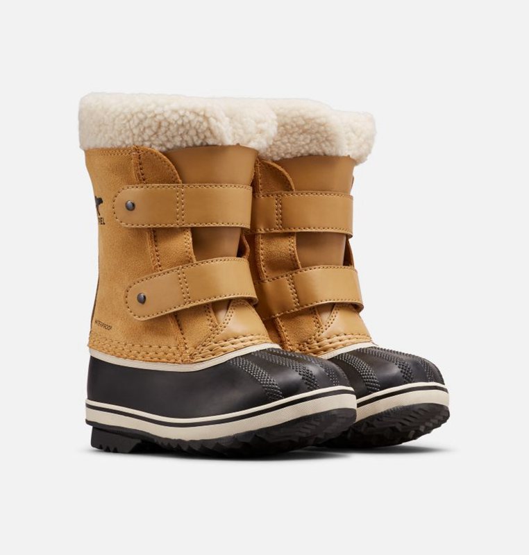 Sorel Barn Vinterkängor Brun/Svarta - Childrens 1964 Pac™ Strap - YSE-129485